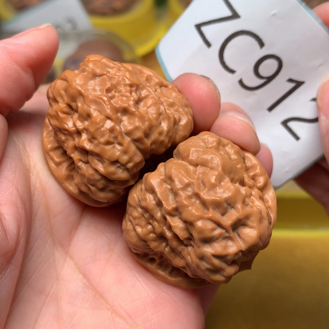 文玩核桃把件肌肉开背 蛙37