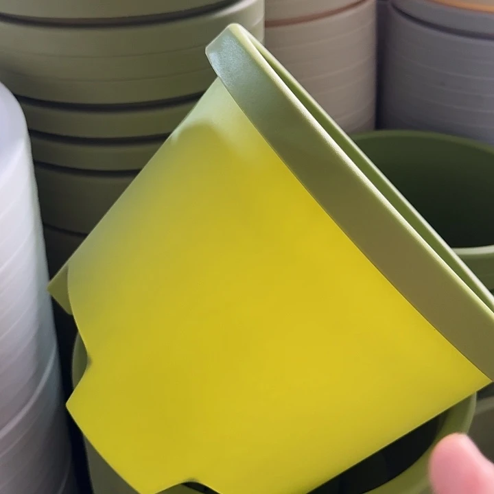 球根盆4号果绿无托5个