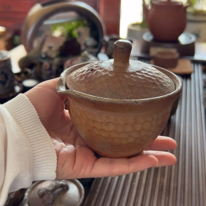 备前烧绞出明光窑作品