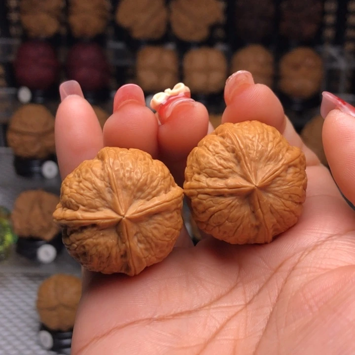 橄榄核吊坠49门墩四楞