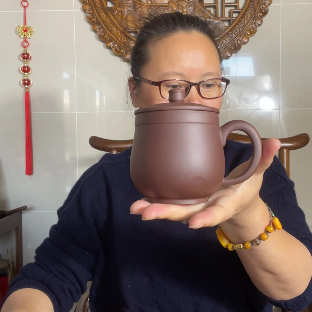 【闪购商品】茶壶紫砂半手工盖杯～容量：320