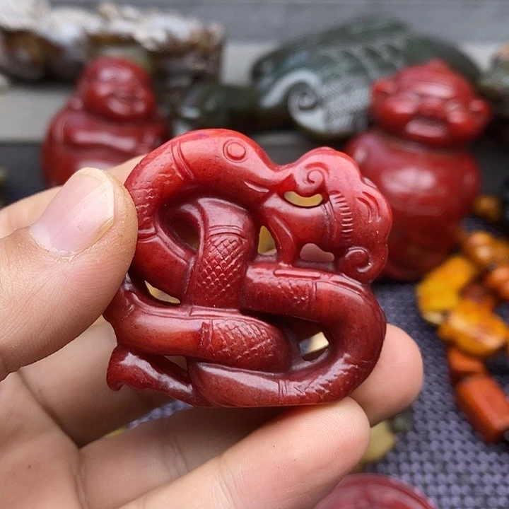 未镶嵌蛇纹石玉颈饰