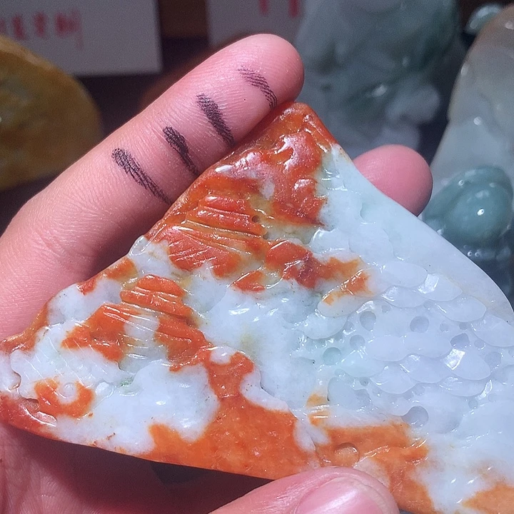 翡翠未镶嵌颈饰保真天然a货翡翠