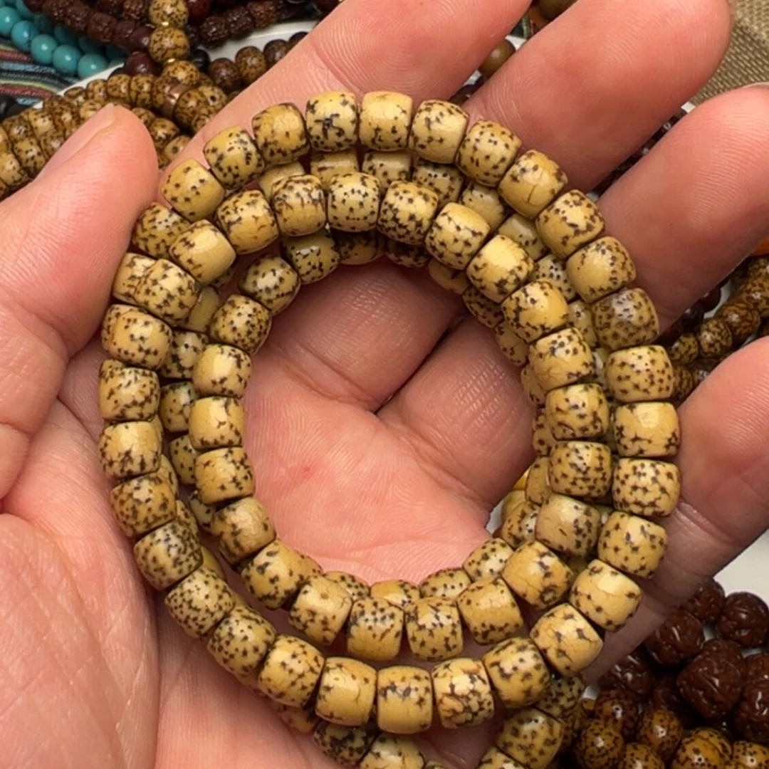 _***袅手串星月菩提念珠