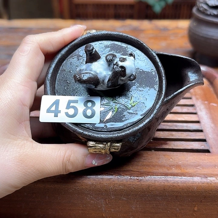 纯手工制作粗陶茶具