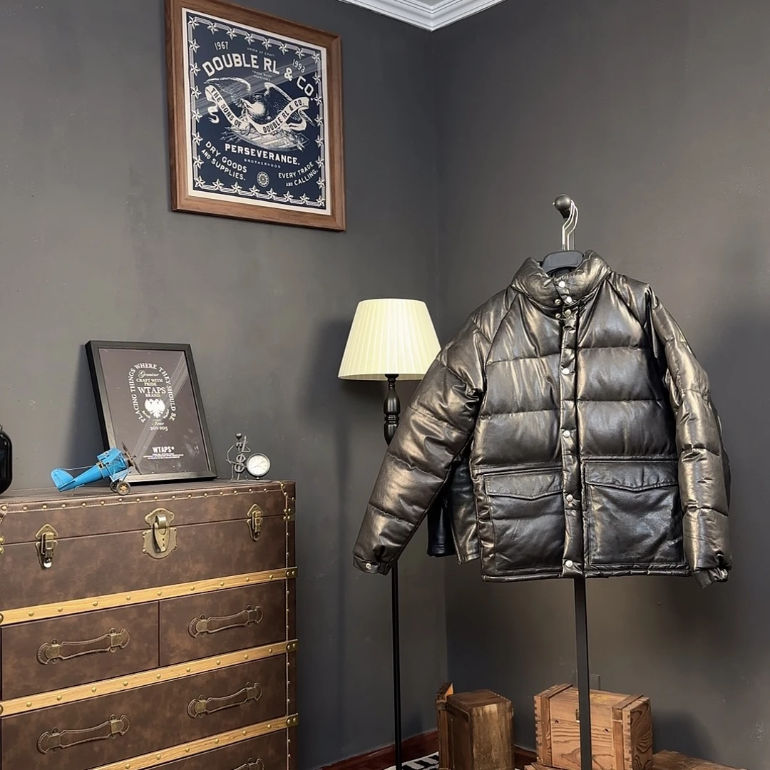 禾***i羊皮木村羽绒服黑色L