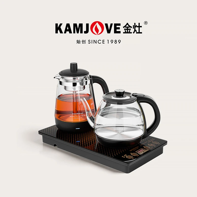 金灶FA-9A全自动烧水煮茶一体机2025新款茶台烧水壶喷淋式煮茶壶