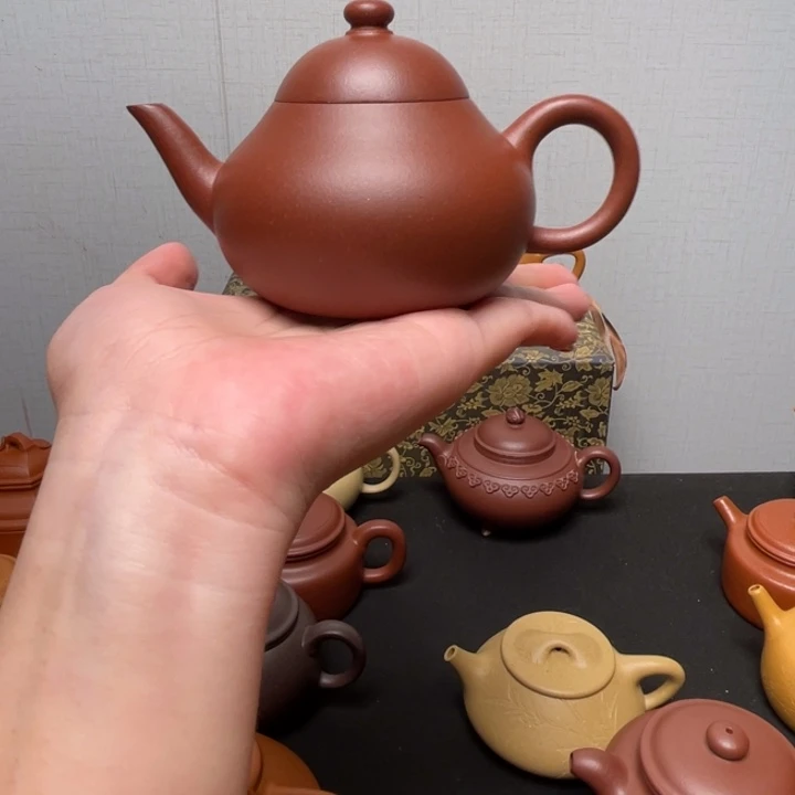 悠***悠紫砂壶全手工底槽清