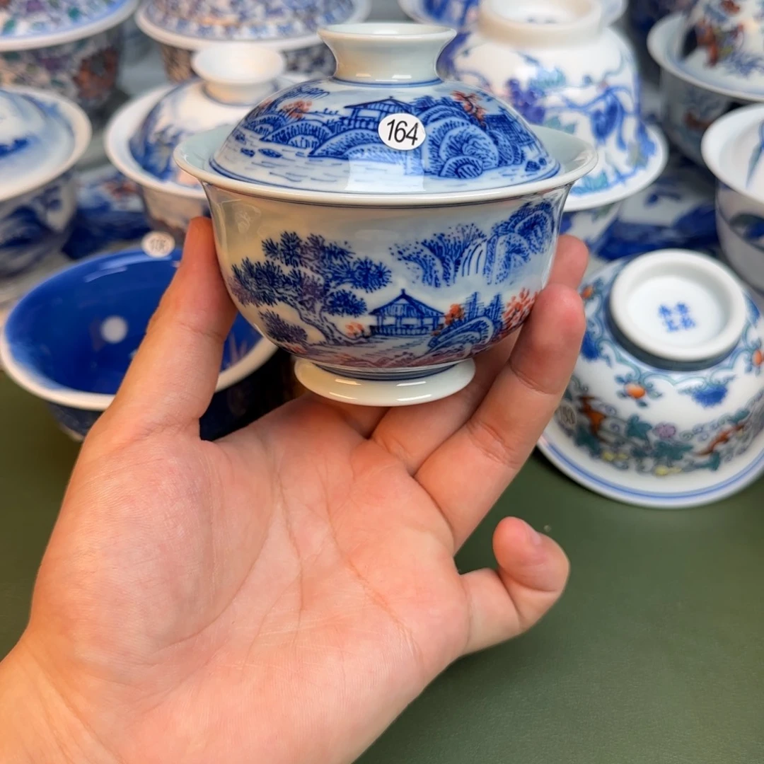 彦祖纯手工手绘茶具164