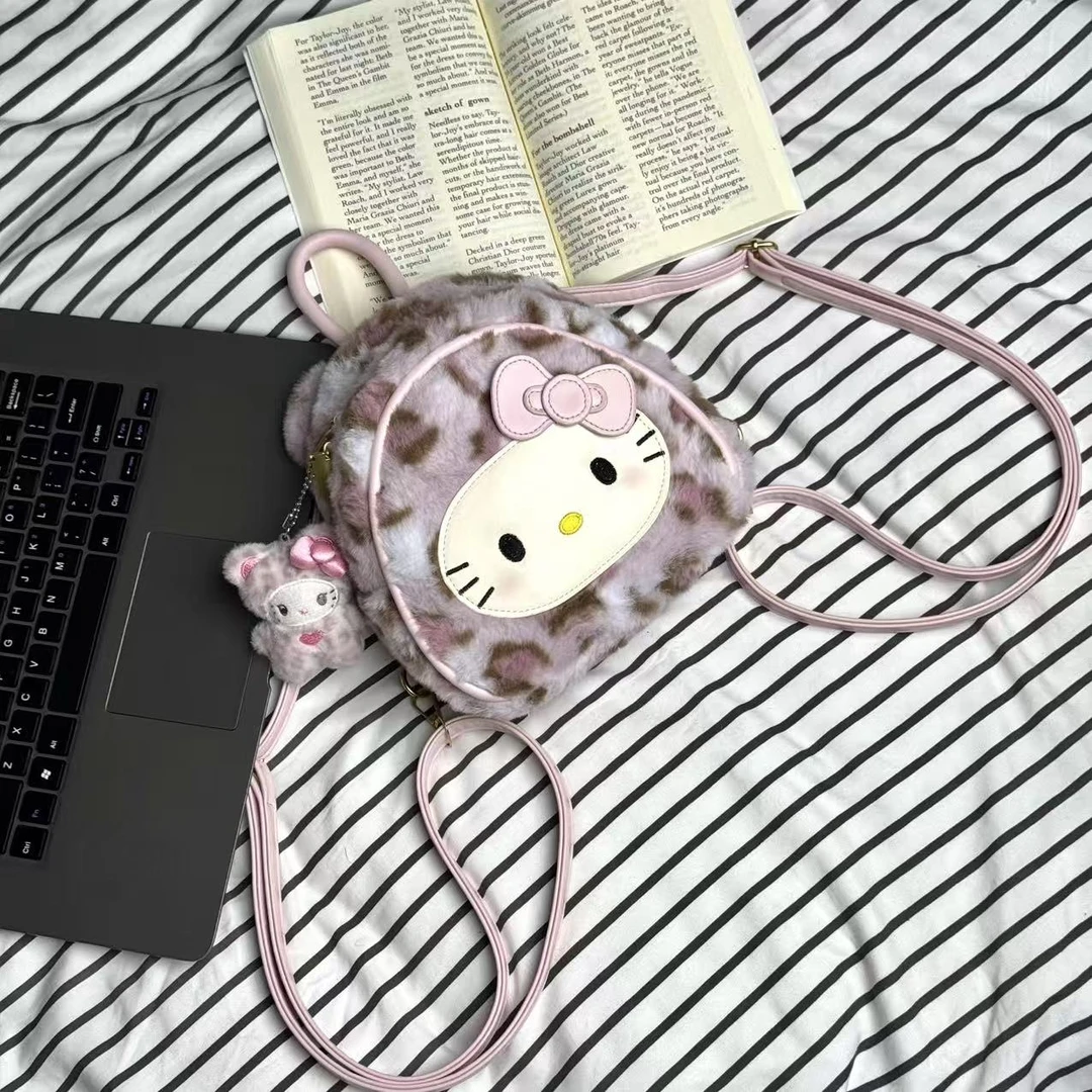 一张同学【长约20宽10高19单位厘米】时尚手提小双肩C8225豹纹粉