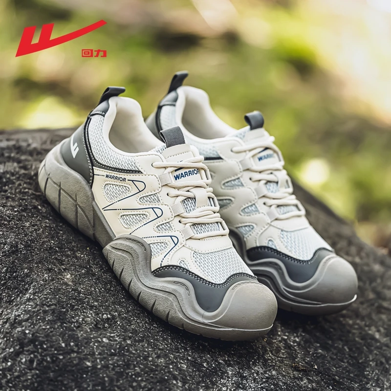 回力男鞋秋季透气2025新款防撞登山鞋休闲运动网面户外轻便徒步鞋