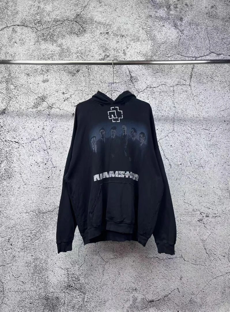 未使用 Balenciaga/巴黎世家 限定德国战车帽衫/XXS码/R0426