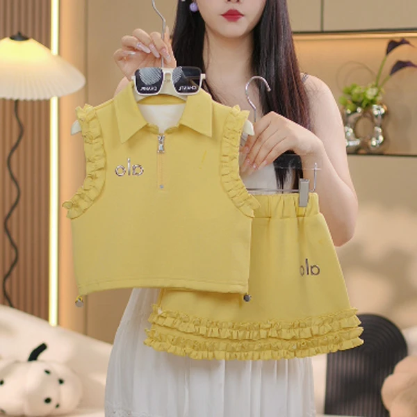 【一甜】女童洋气背心公主裙夏季时髦公主套装中大童2025新款