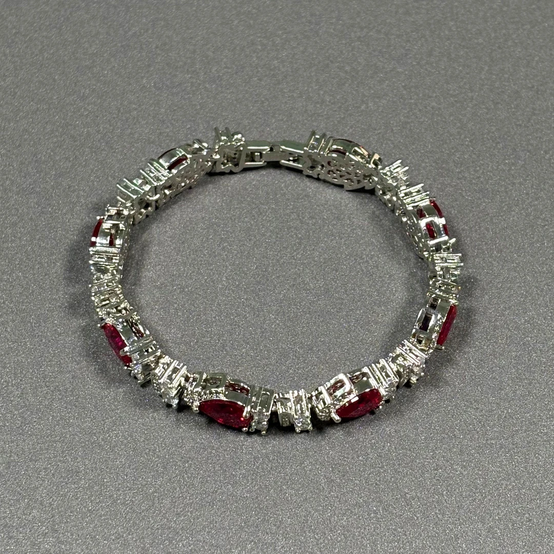 红宝石（处理）【KYLIN定制】高贵奢藏级红色手链817