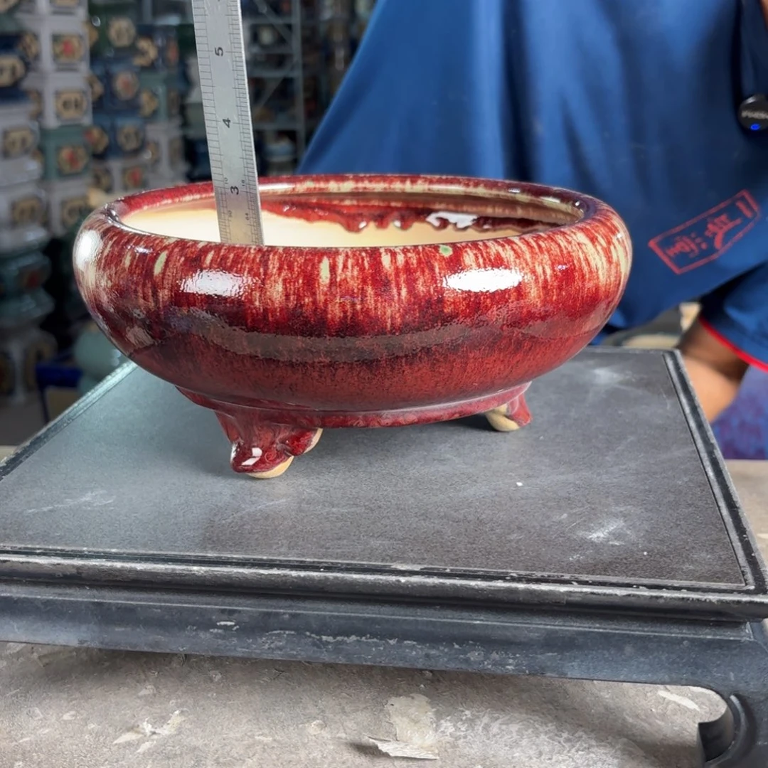 一风堂石湾花盆 内19*6