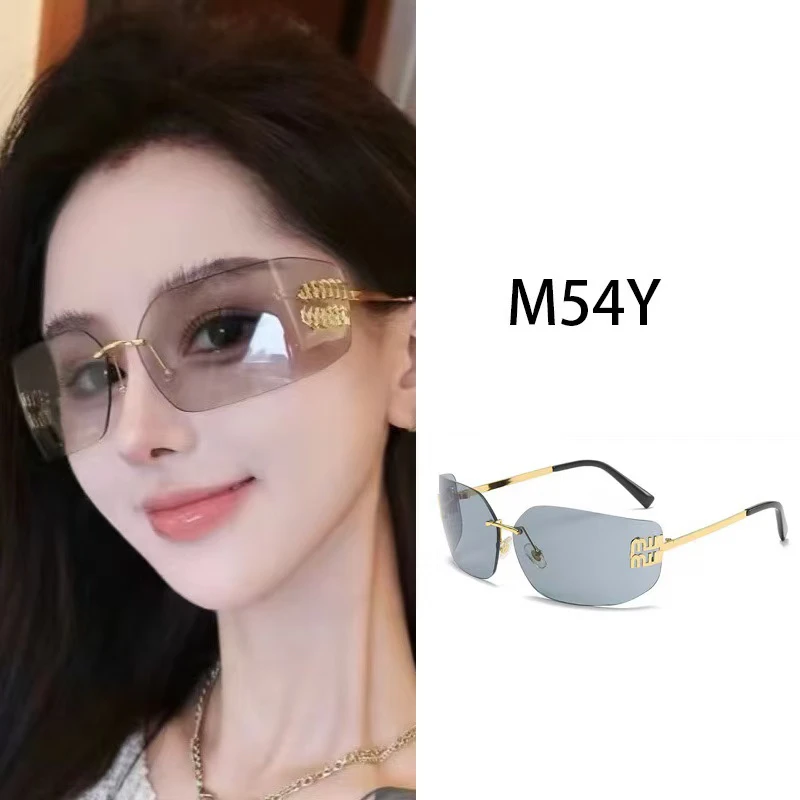 （陈总专属）浅灰网红潮款防紫外线超轻大框时尚女款防晒墨镜