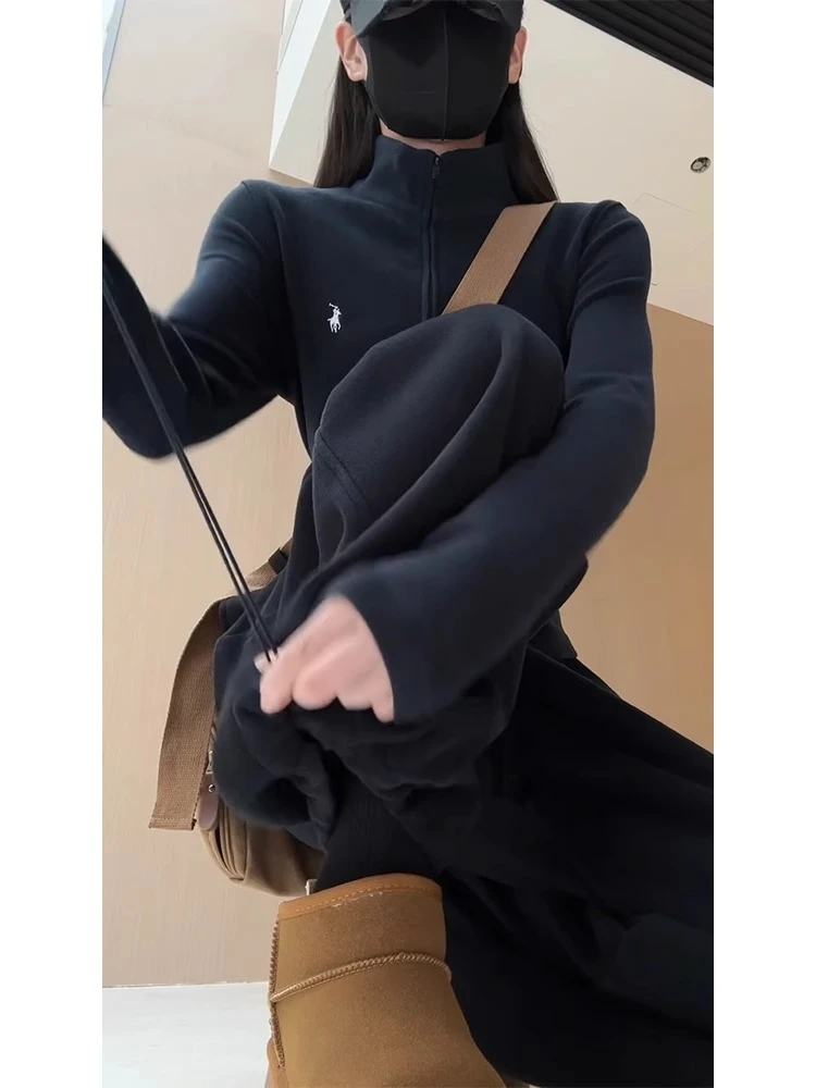 高级感休闲运动服套装女春秋2025新款修身显瘦卫衣时尚两件套跑步