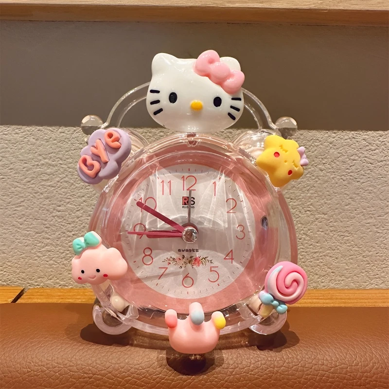 儿童闹钟女孩2025新款迷你小学初中生专用起床神器学习学生时钟JY