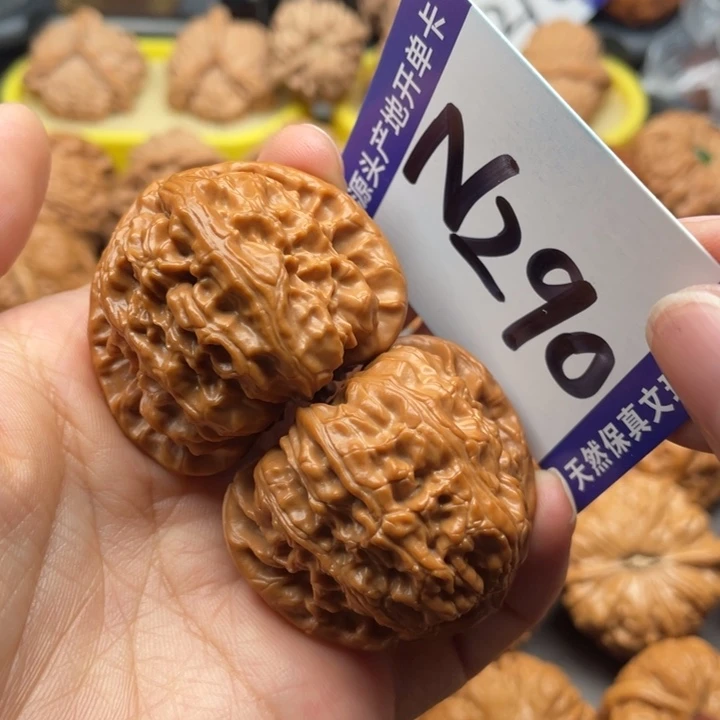 文玩核桃把件白狮子42尺
