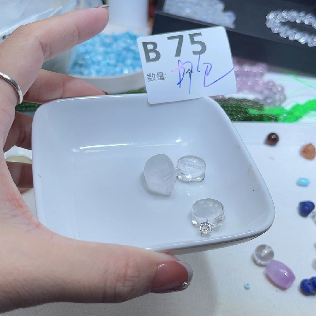 珠宝半成品水晶未镶嵌B75。