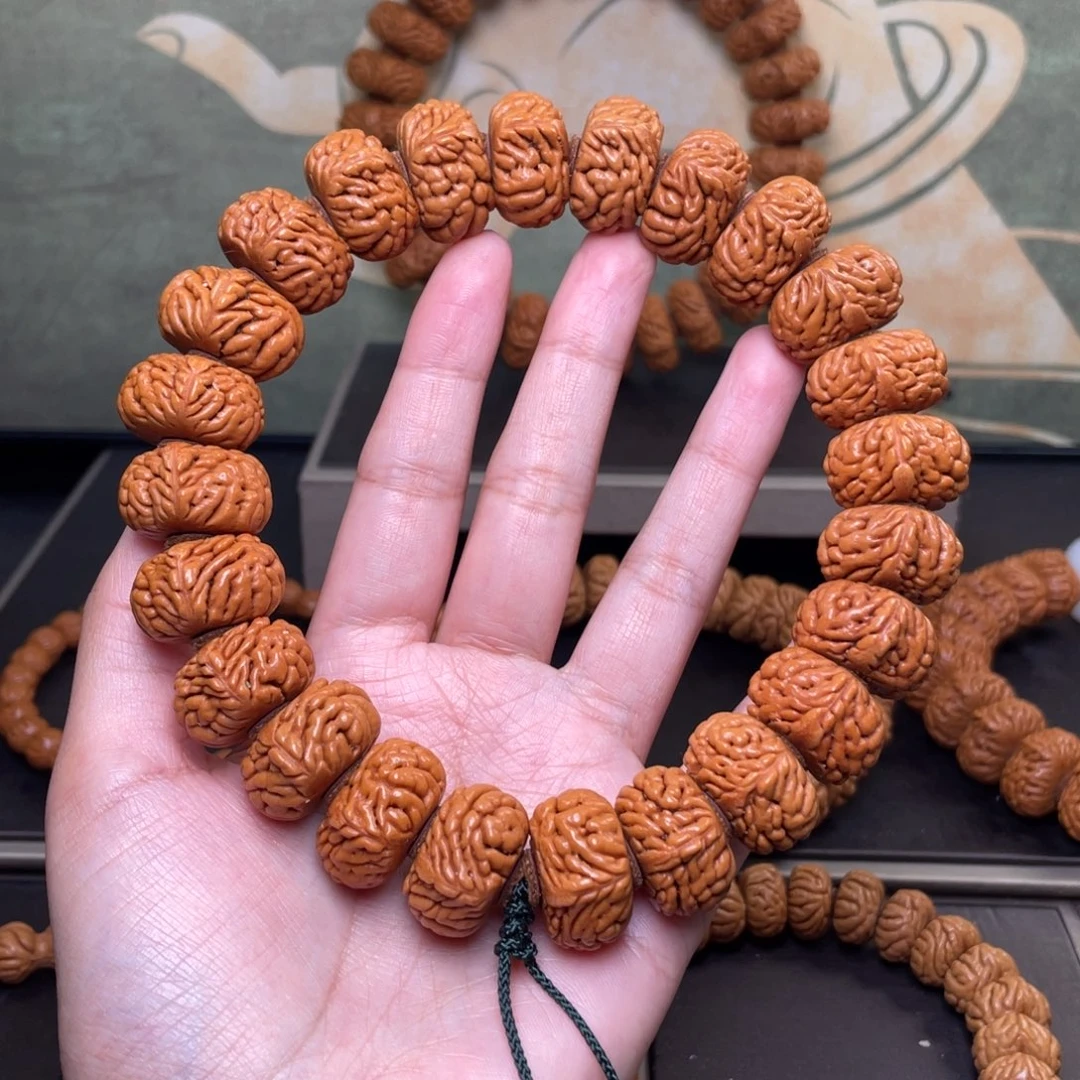 吊坠桃核22麒麟纹手持