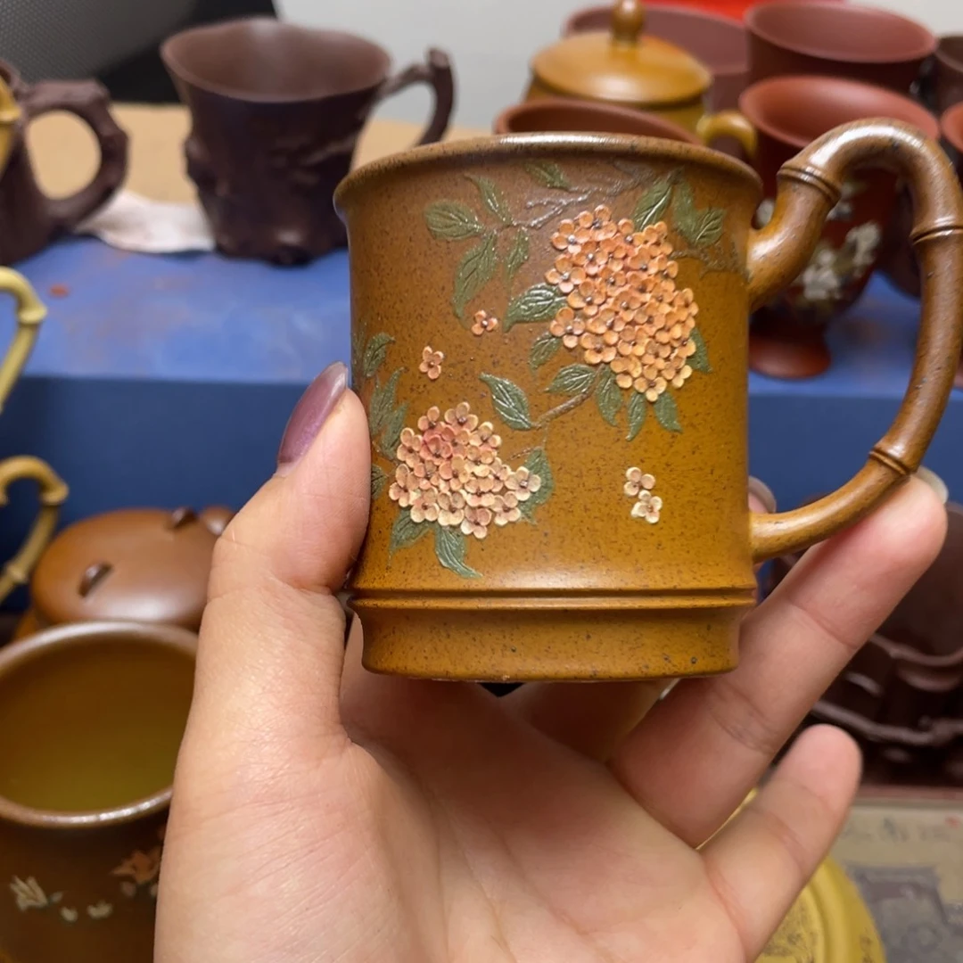 紫砂茶杯紫砂主人杯