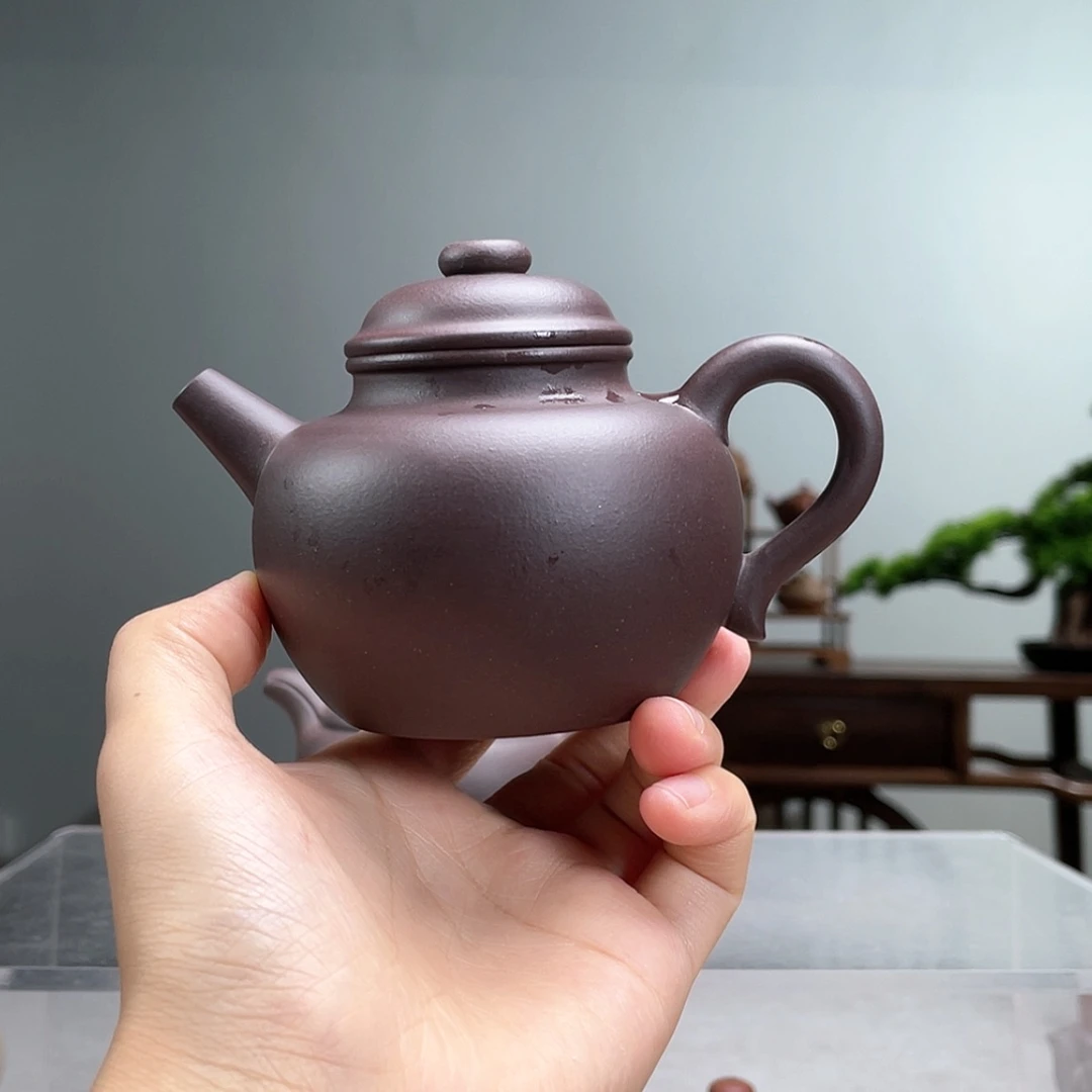 【闪购商品】茶壶紫砂紫泥大彬圈钮容量200cc