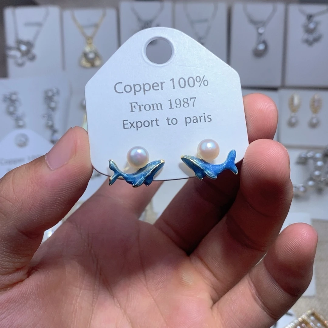 未镶嵌淡水珍珠耳饰