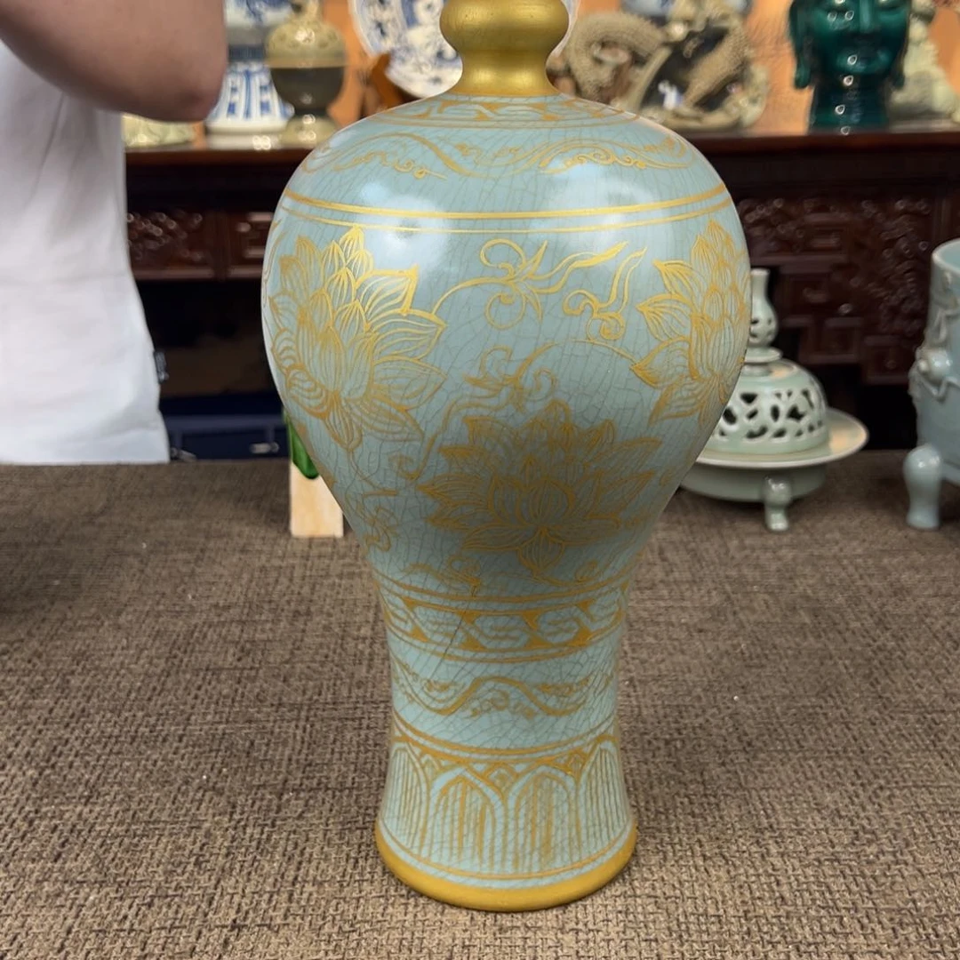 瓷片晓***享陶瓷艺术瓷器摆件