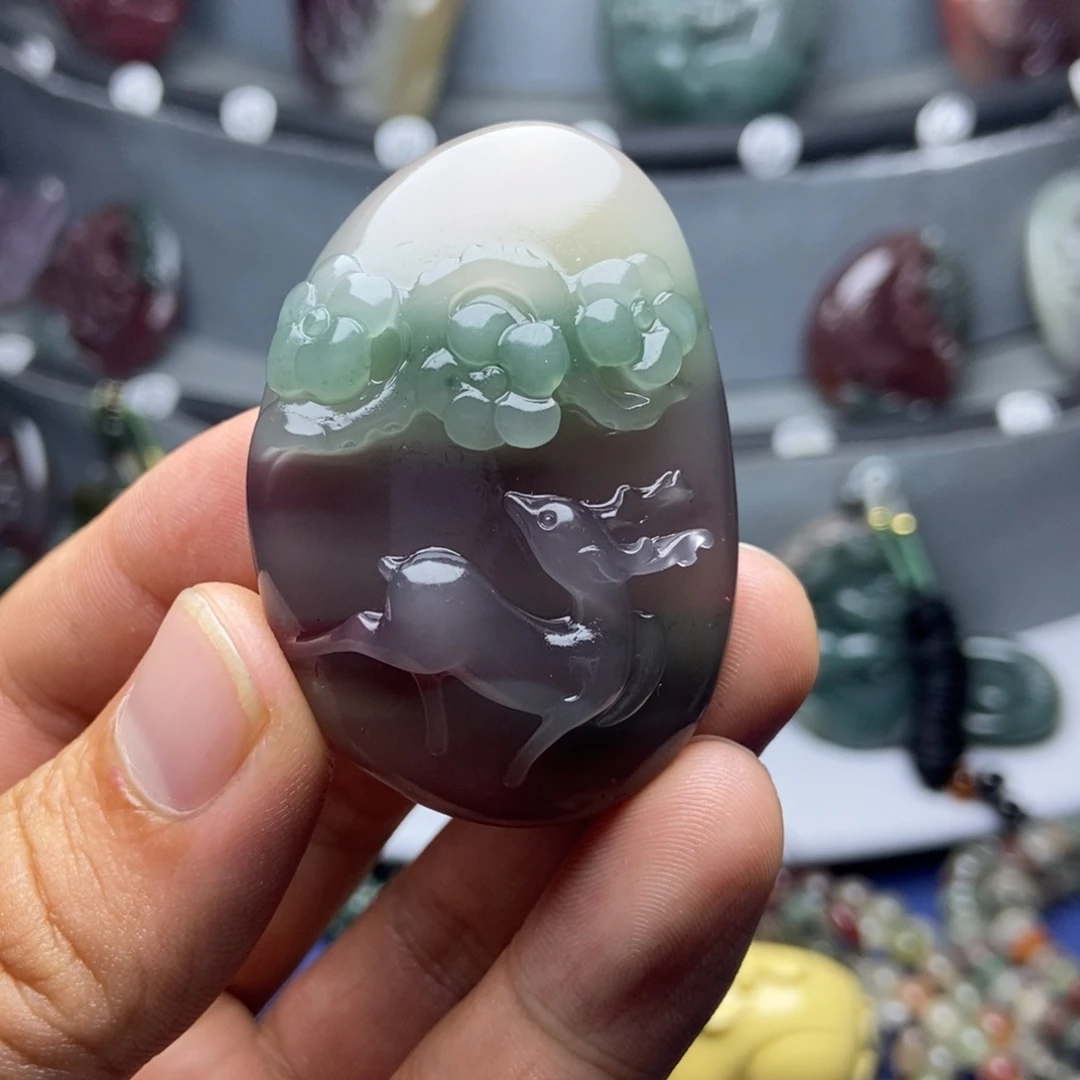 玛瑙/玉髓未镶嵌颈饰