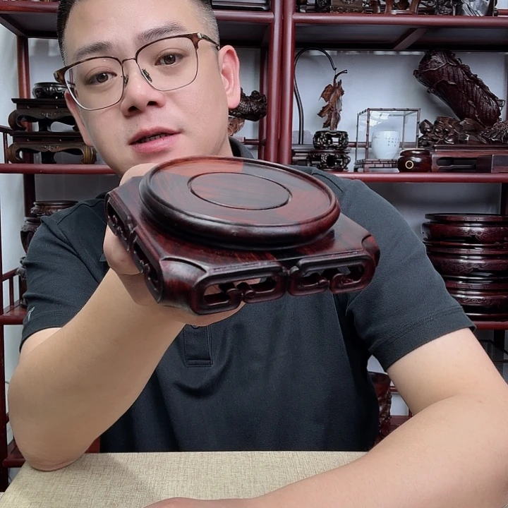 微凹黄檀工艺品底座