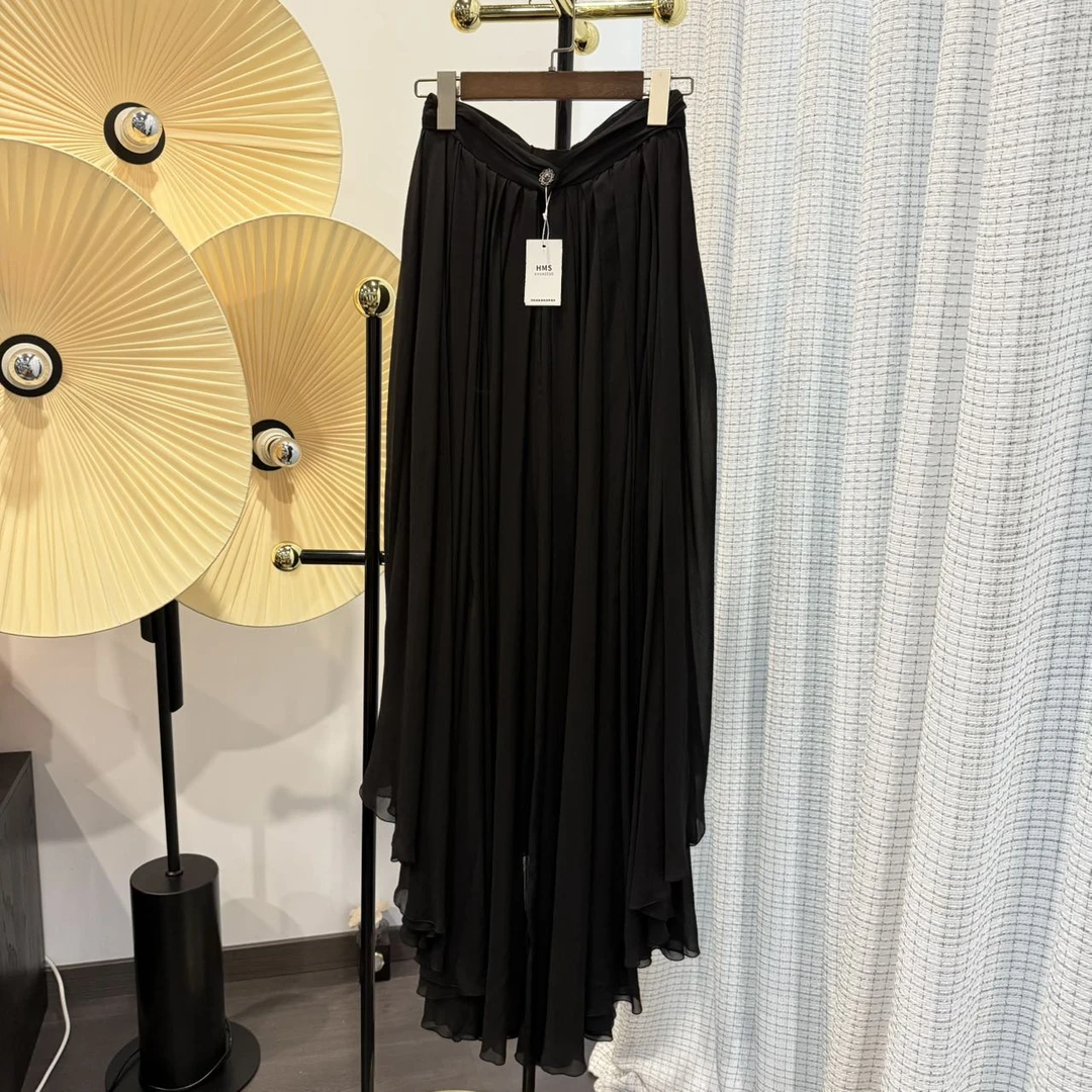 99新 Chanel/香奈儿 Chanel香奈儿黑色蝴蝶结半身裙