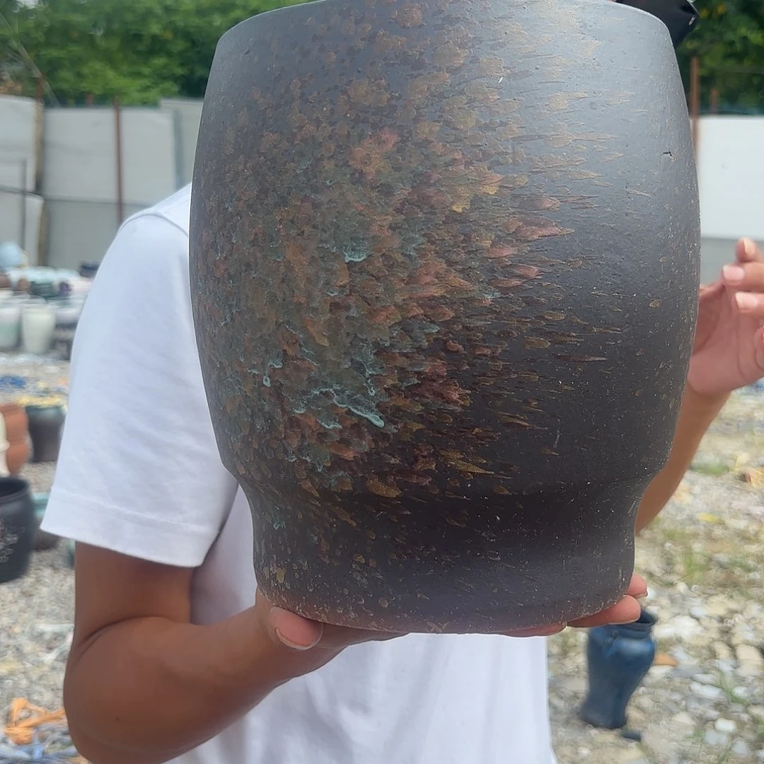 泼墨蛋壳口径19高度24一个