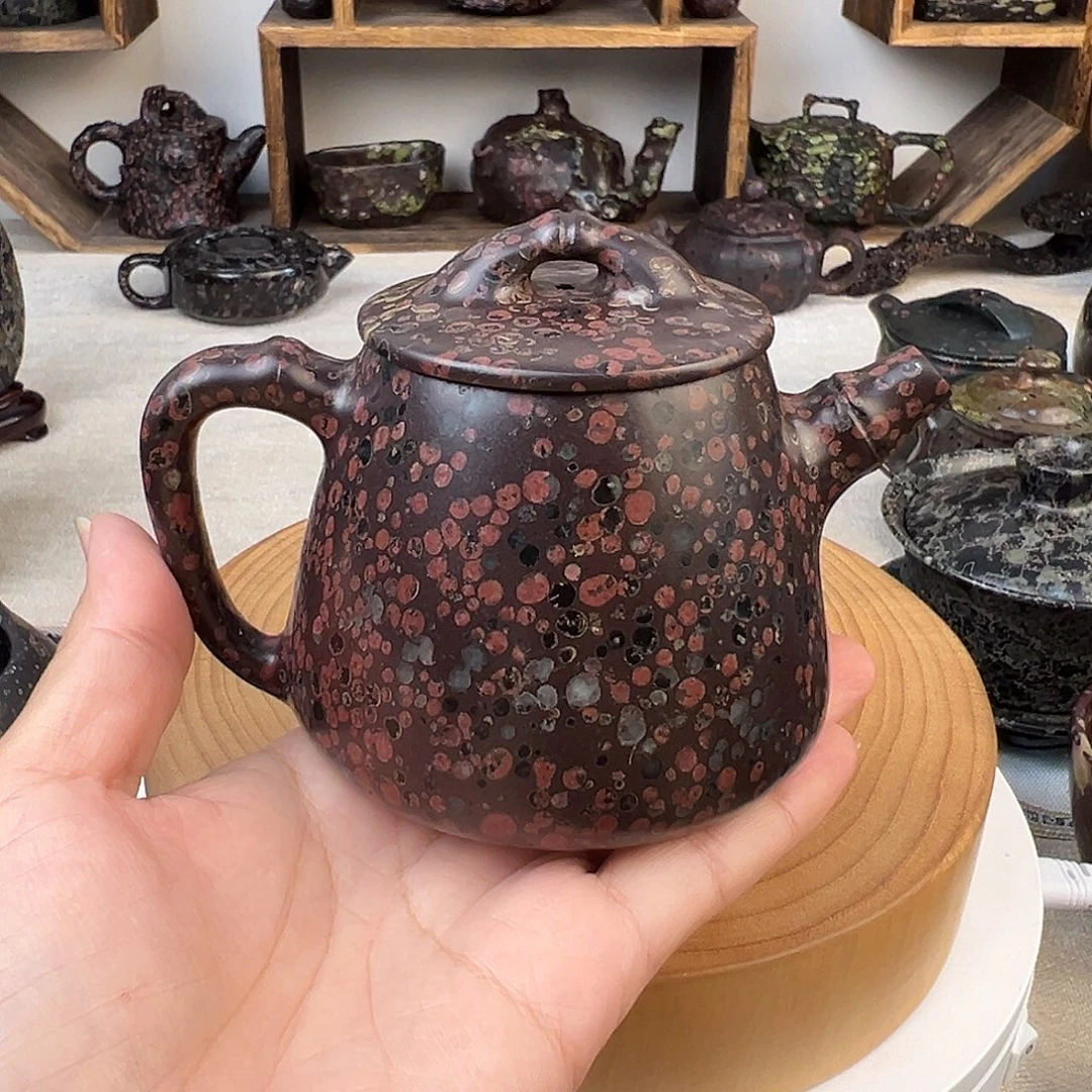 梅花玉红梅高瓢壶精品