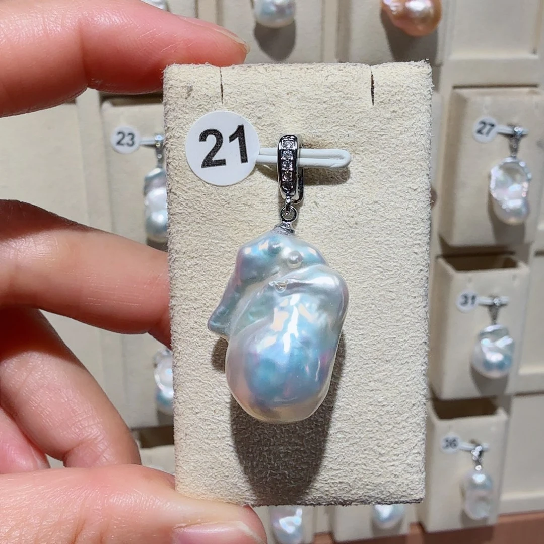 颈饰合金淡水珍珠