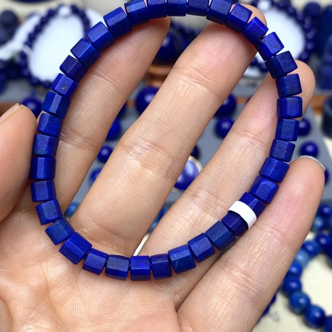 青金石未镶嵌手链