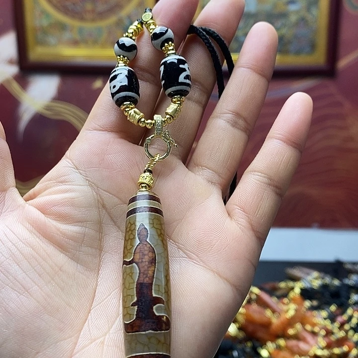 玛瑙/玉髓合金颈饰