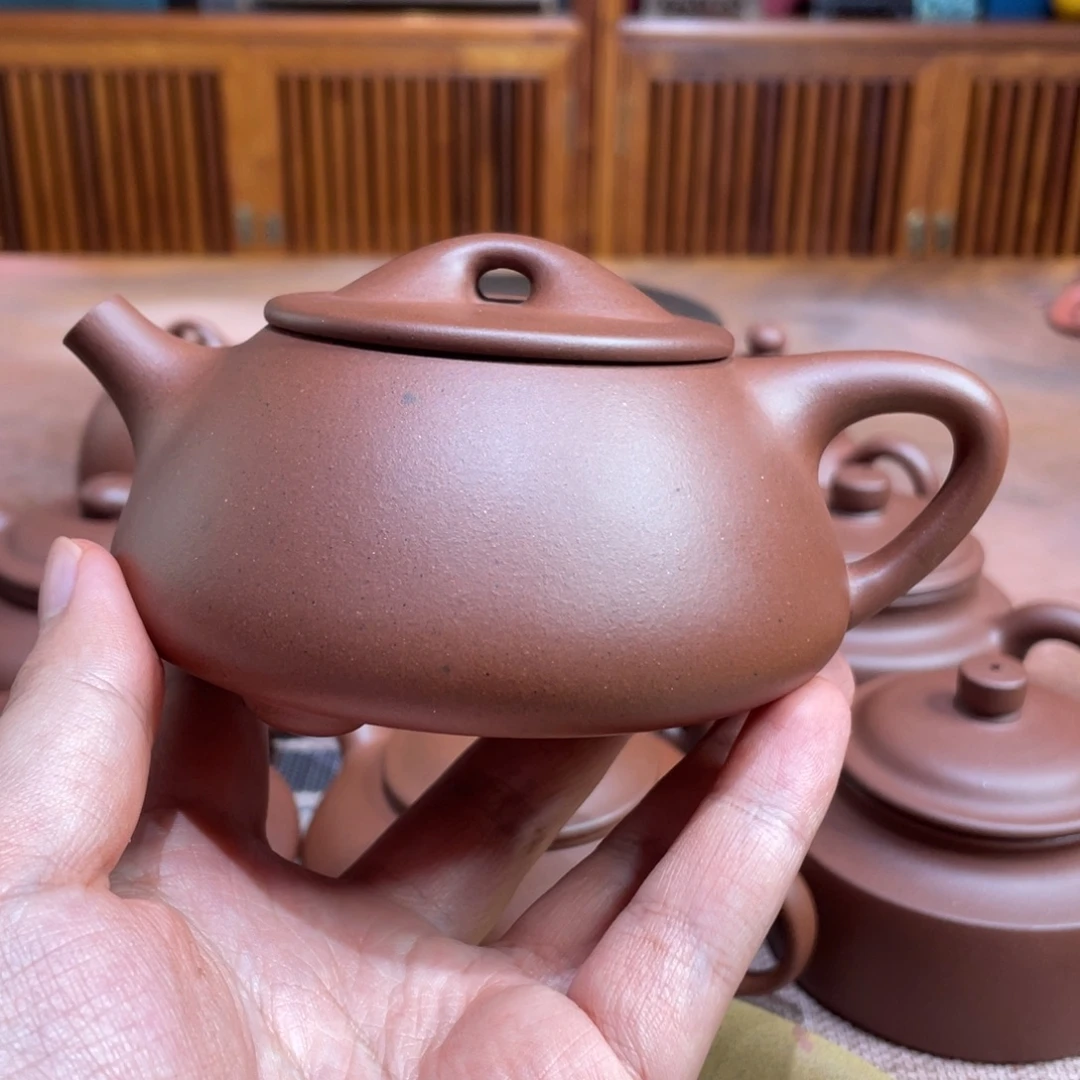 大***河紫砂茶壶宜兴紫砂原矿紫砂壶