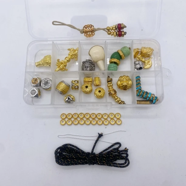 300号新款各种高定款顶珠腰珠隔片适用于15mm以内108手持手串