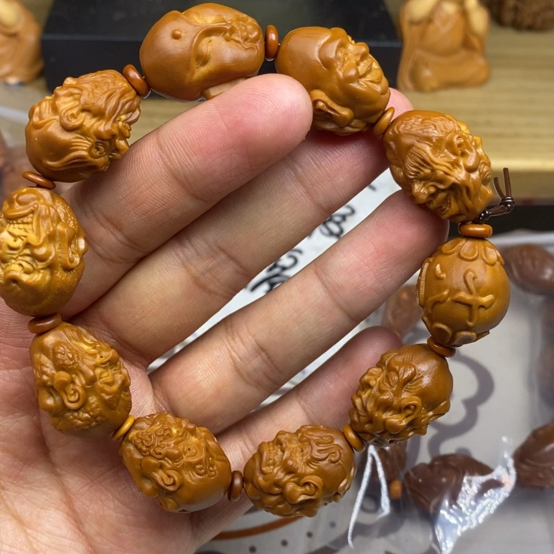 橄榄核手串/手链橄榄核雕刻工艺宇