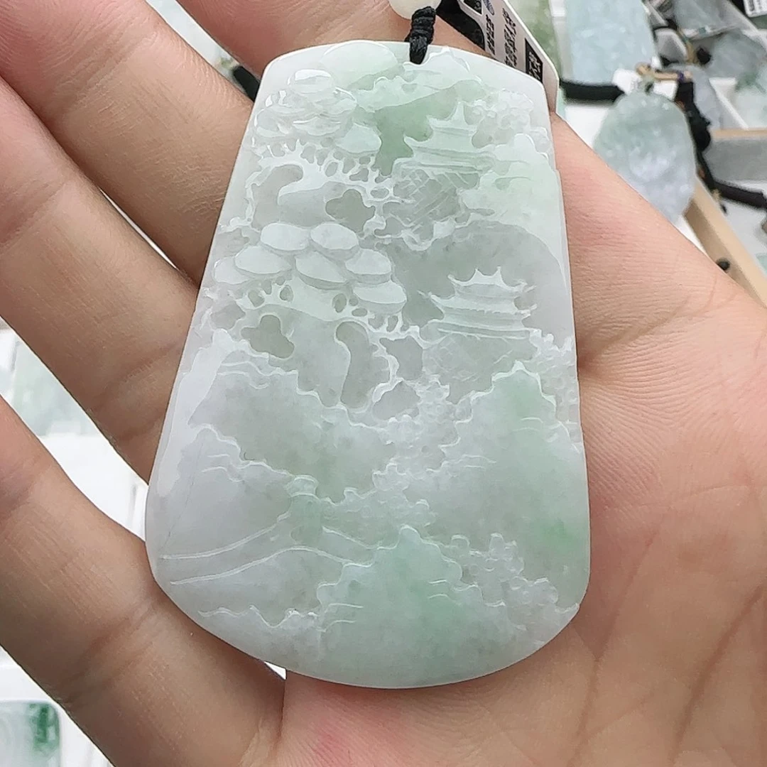 翡翠未镶嵌颈饰翡翠
