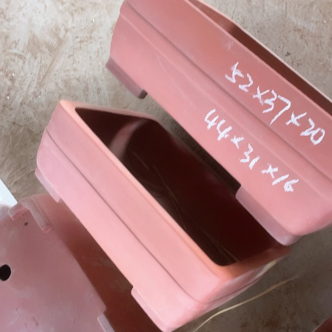 纯手工紫砂一组老盆马槽