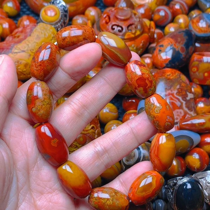 【***】玛瑙/玉髓未镶嵌手串