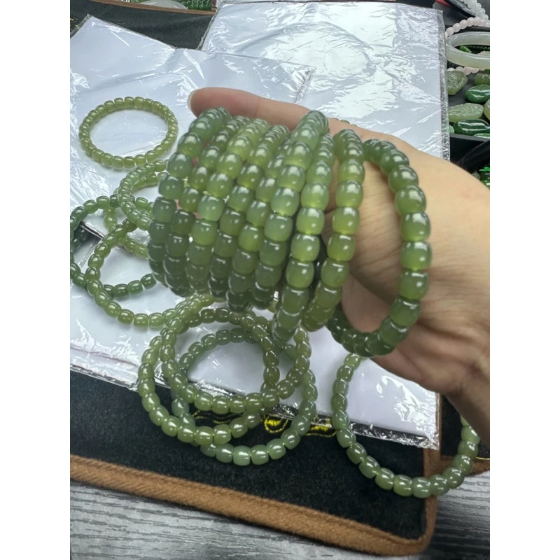 【小耿珠宝】和田玉晴水直切手串（多样性发一）