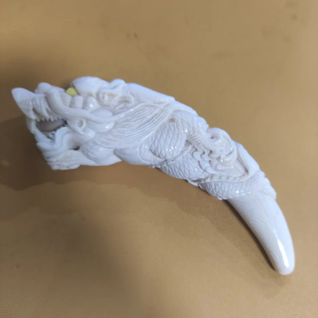 猛犸约95克雕刻件ZL2604