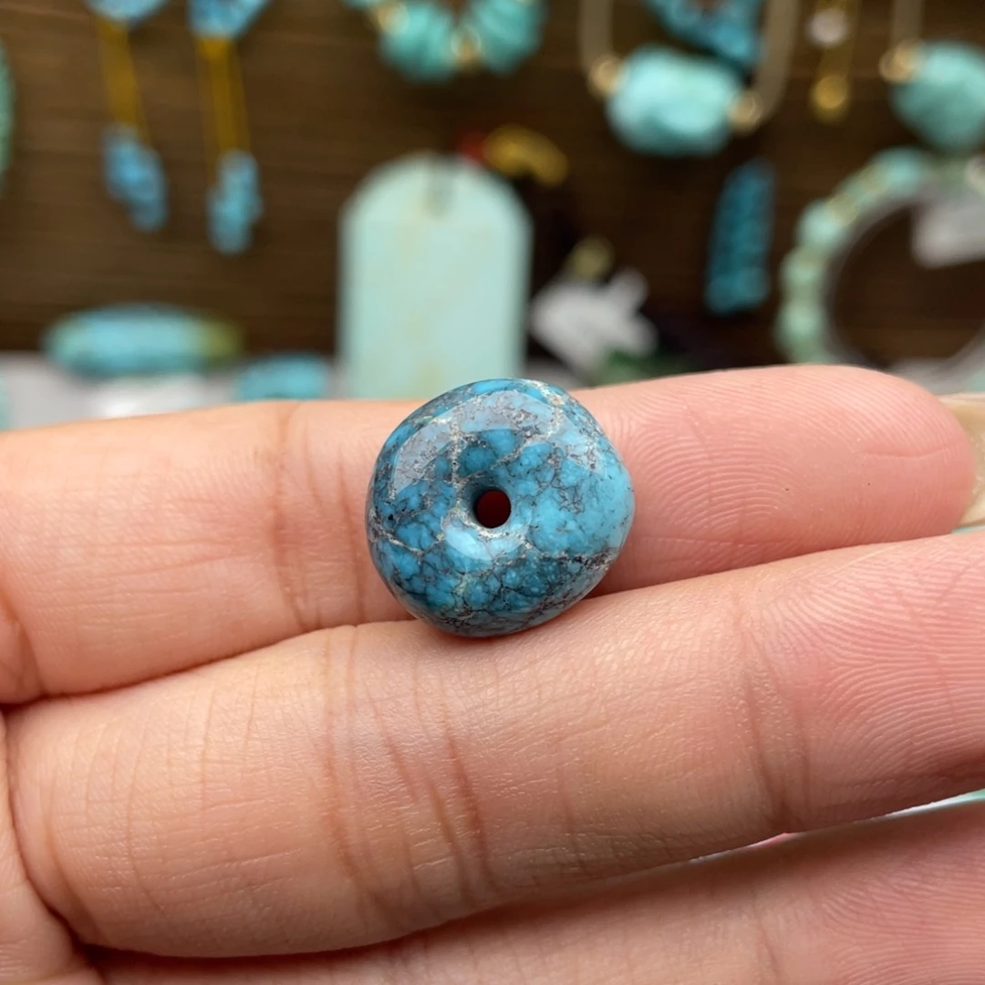 绿松石未镶嵌藏扣