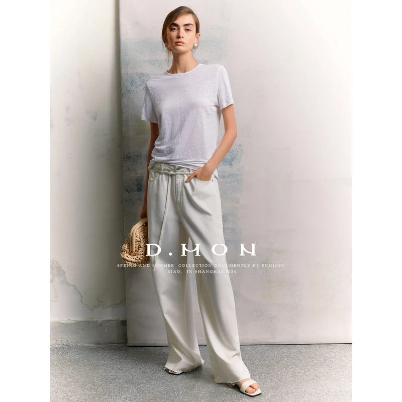 DMON| 百搭万能_100棉宽松显瘦基础T恤