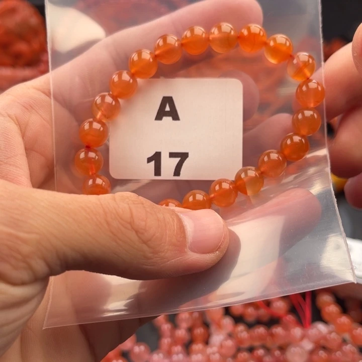 南红玛瑙未镶嵌多样性发货默认微瑕称重8mm