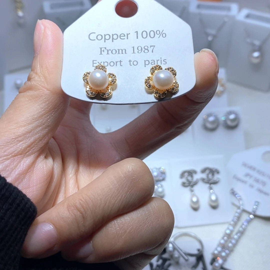 耳饰淡水珍珠未镶嵌