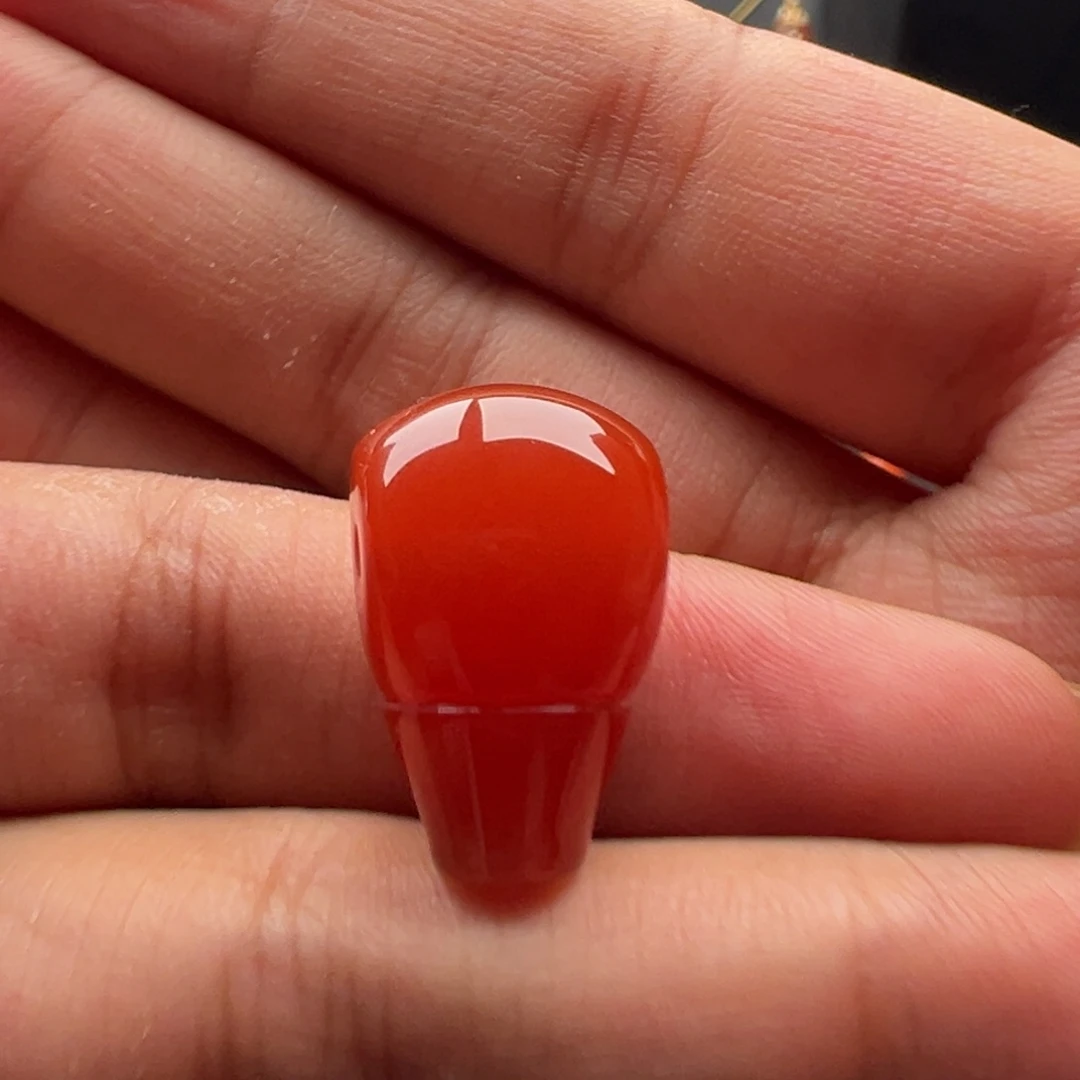 南红玛瑙三通13.2未镶嵌